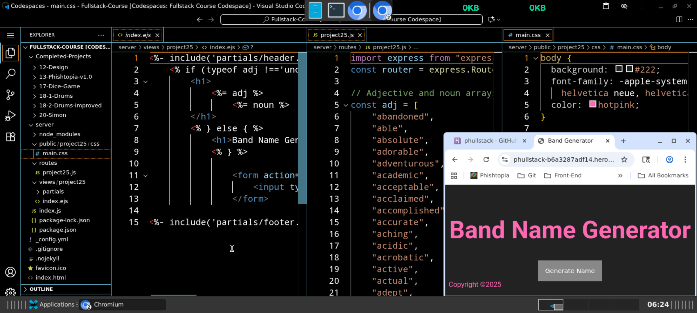 Preview of Band Name Generator